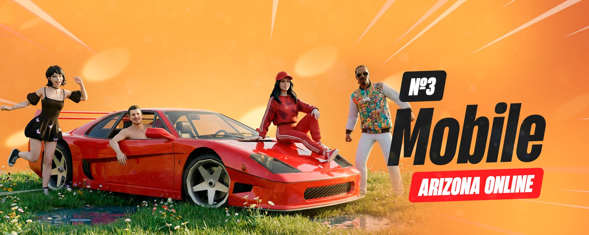 Discovery splash banner for Arizona RP 🌸 Mobile 3 Discord server