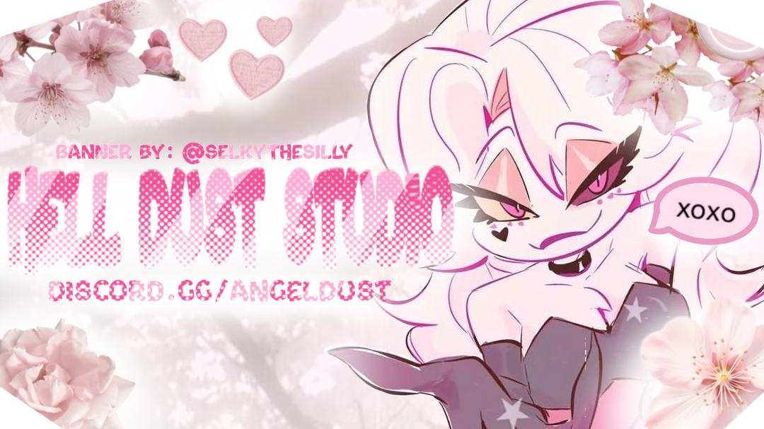 Discovery splash banner for ᥥ𝄂 . 🕷💕 𝗛ELL 𝗗UST 𝗦TUDIO 𓏼🤍 #TAGDUST Discord server