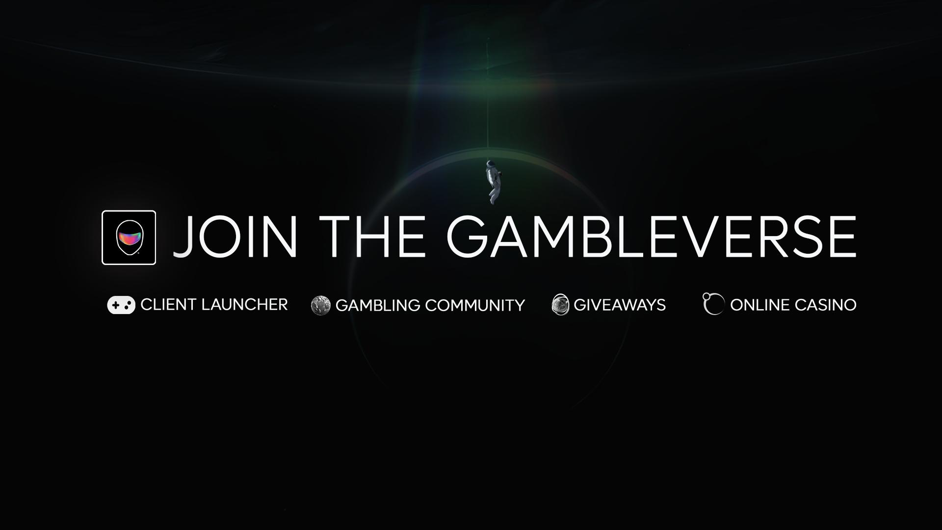 Discovery splash banner for Gambleverse Discord server