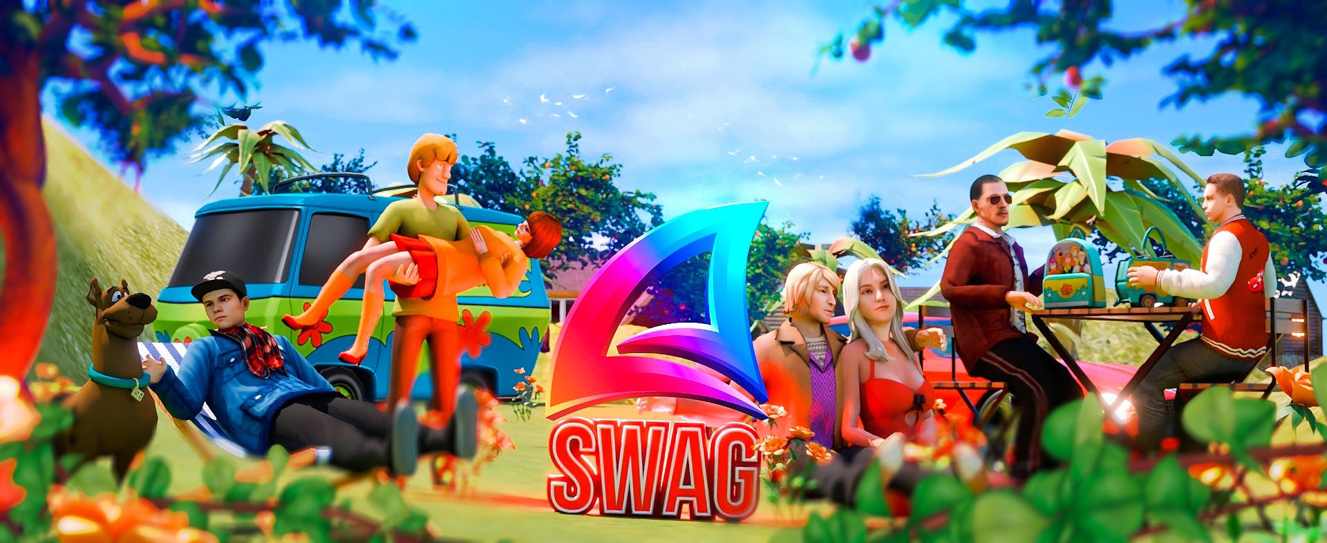 Discovery splash banner for Arizona RP • SWAG — Лучший бонусный сервер SAMP Discord server