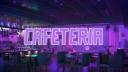 Discovery splash banner for Cafeteria | Social • Gaming • Events • Jamming • Giveaway • Nitro Discord server