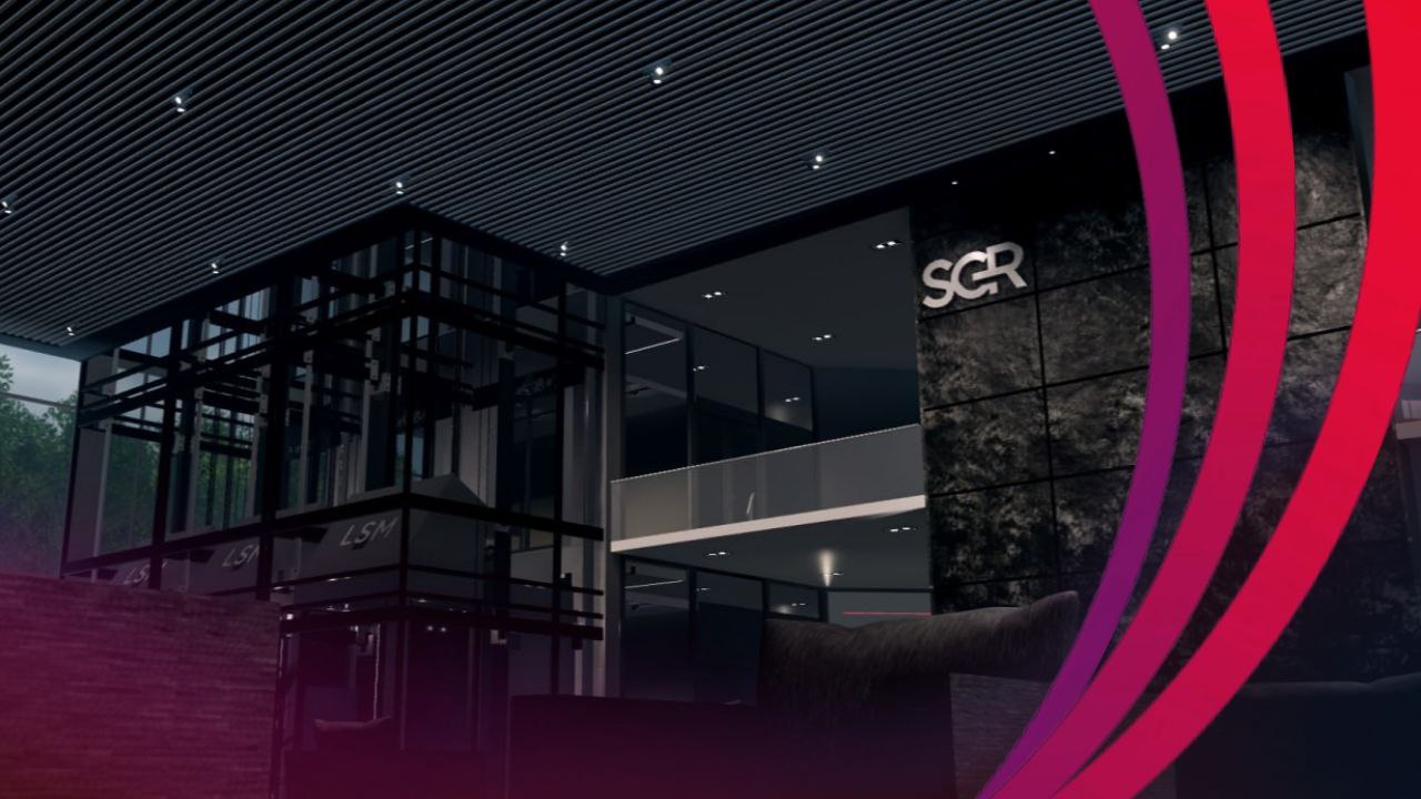 Discovery splash banner for SGR Systems (Sensmatic Group) Discord server