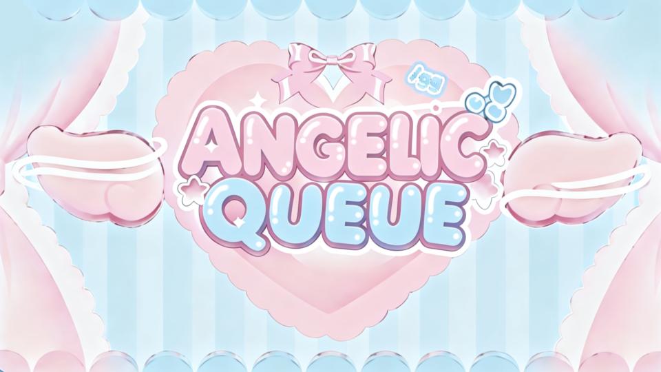 Discovery splash banner for Angelic Queue 🤍 Discord server