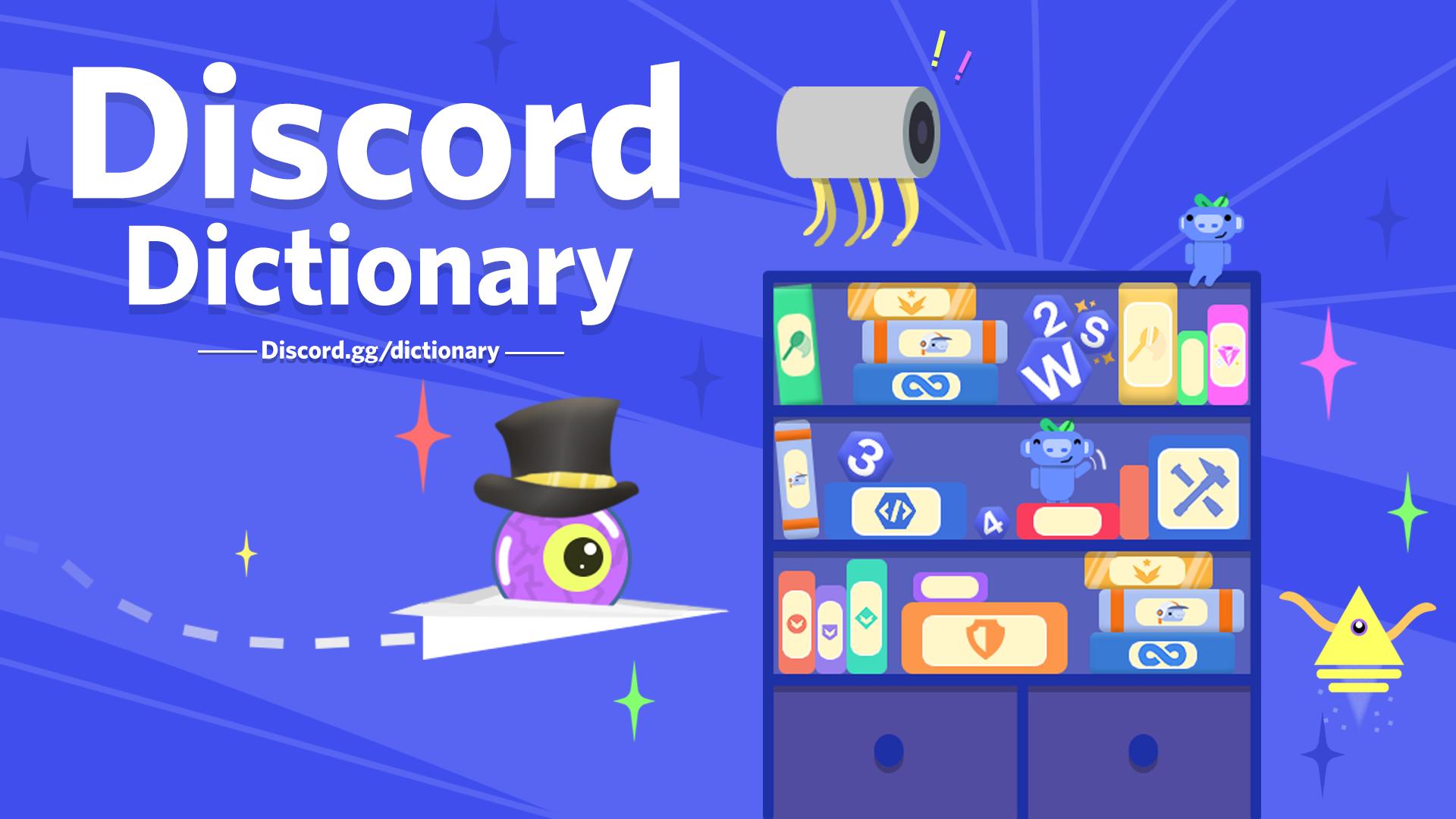 Discovery splash banner for Discord Dictionary Discord server