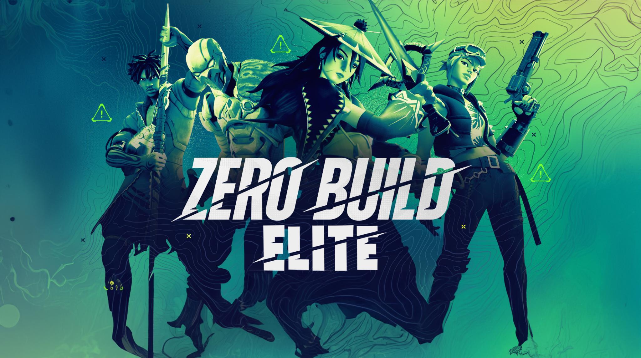 Discovery splash banner for Zero Build Elite Discord server