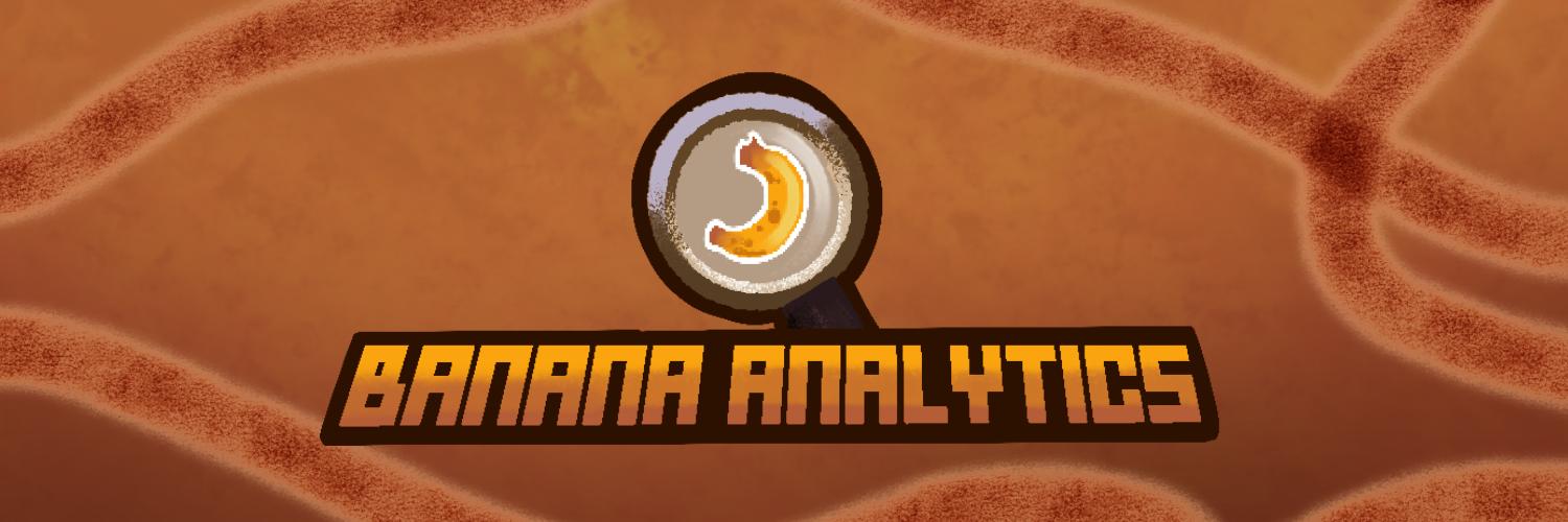 Discovery splash banner for Banana Analytics Discord server