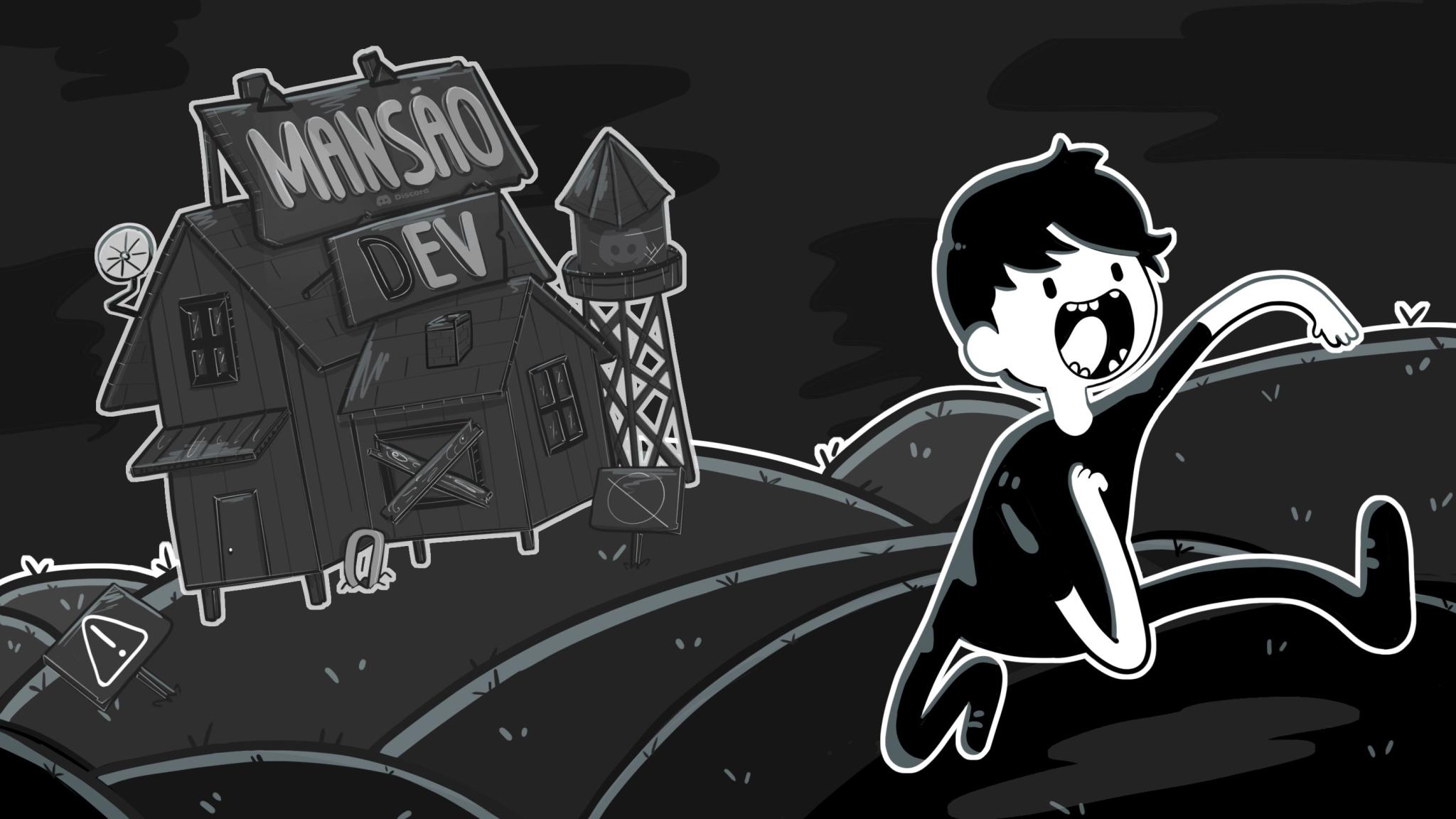 Discovery splash banner for Mansão Dev 💻 Discord server