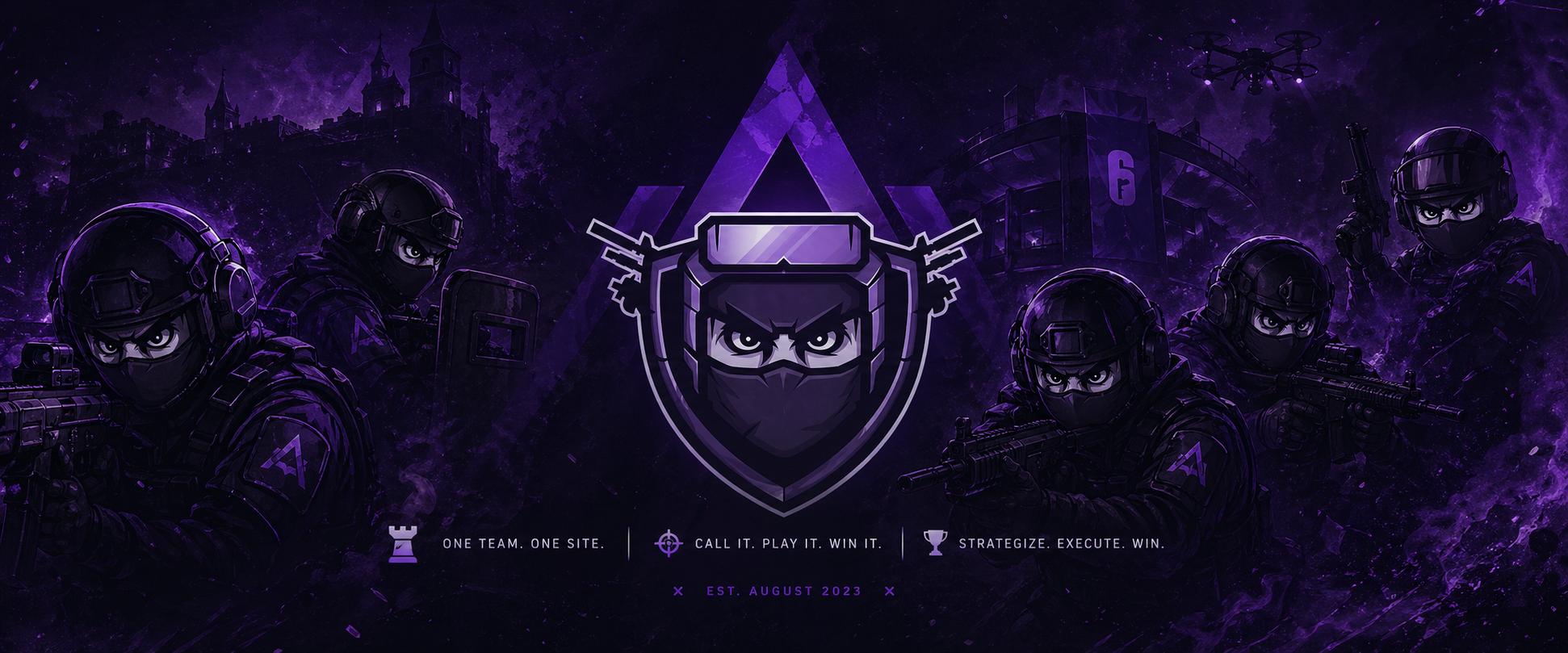 Discovery splash banner for The Armada | Rainbow Six Siege X Discord server