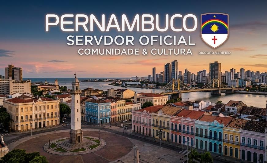 Discovery splash banner for Chat Pernambuco - PE Discord server