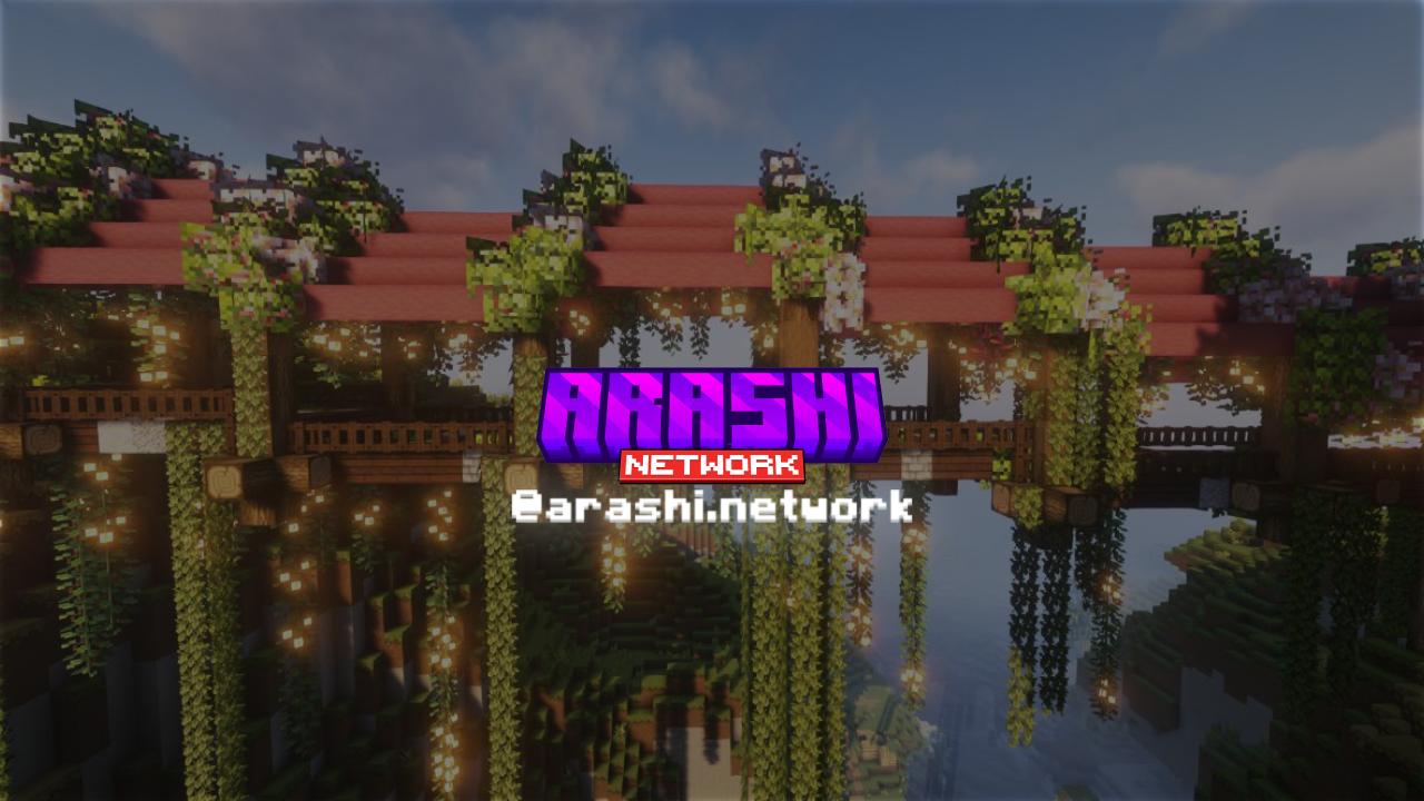 Discovery splash banner for ArashiMC Discord server