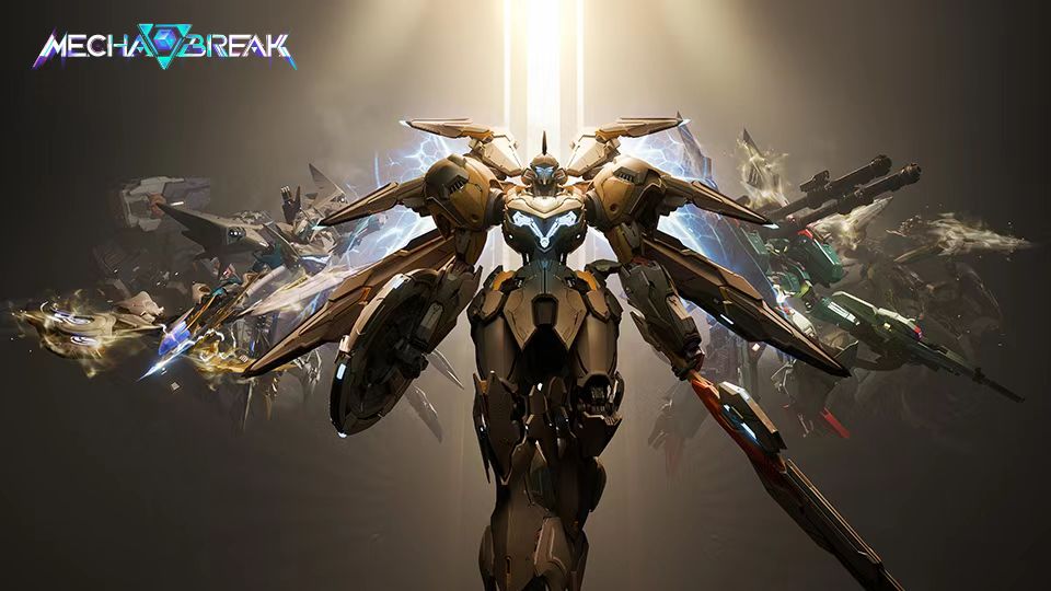 Discovery splash banner for Mecha BREAK Discord server
