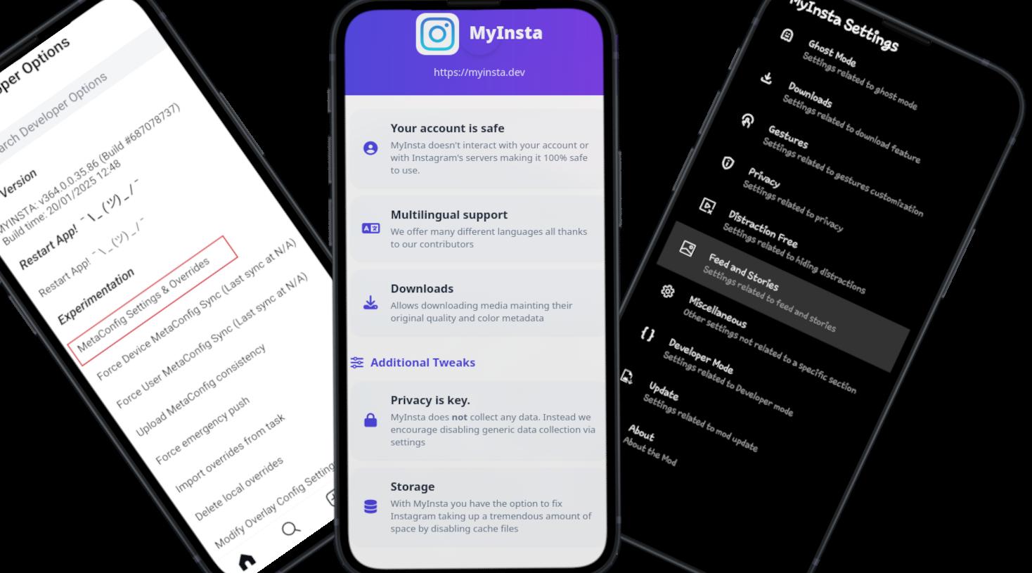 Discovery splash banner for MyInsta - Community Discord server