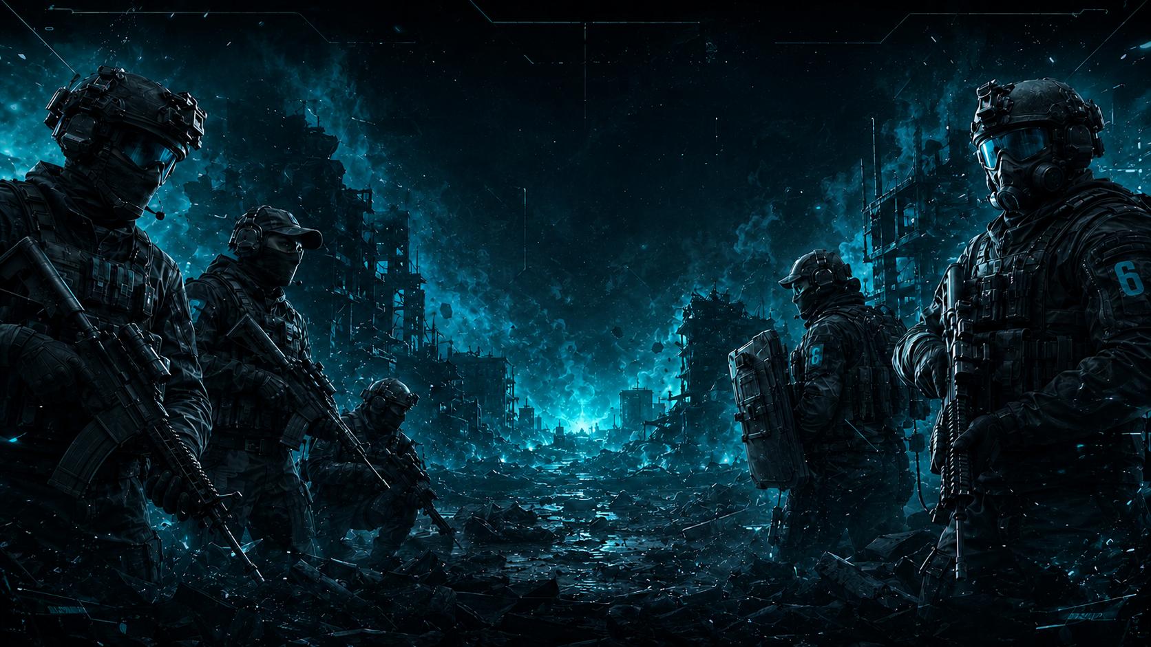 Discovery splash banner for Rainbow Six Siege Ops Discord server