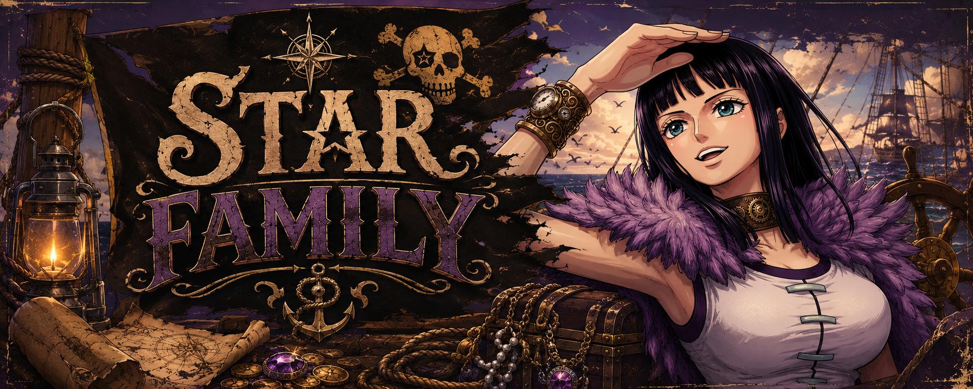 Discovery splash banner for 𓈒 ୭ ☠ Star Family ☆ ˊ- Discord server