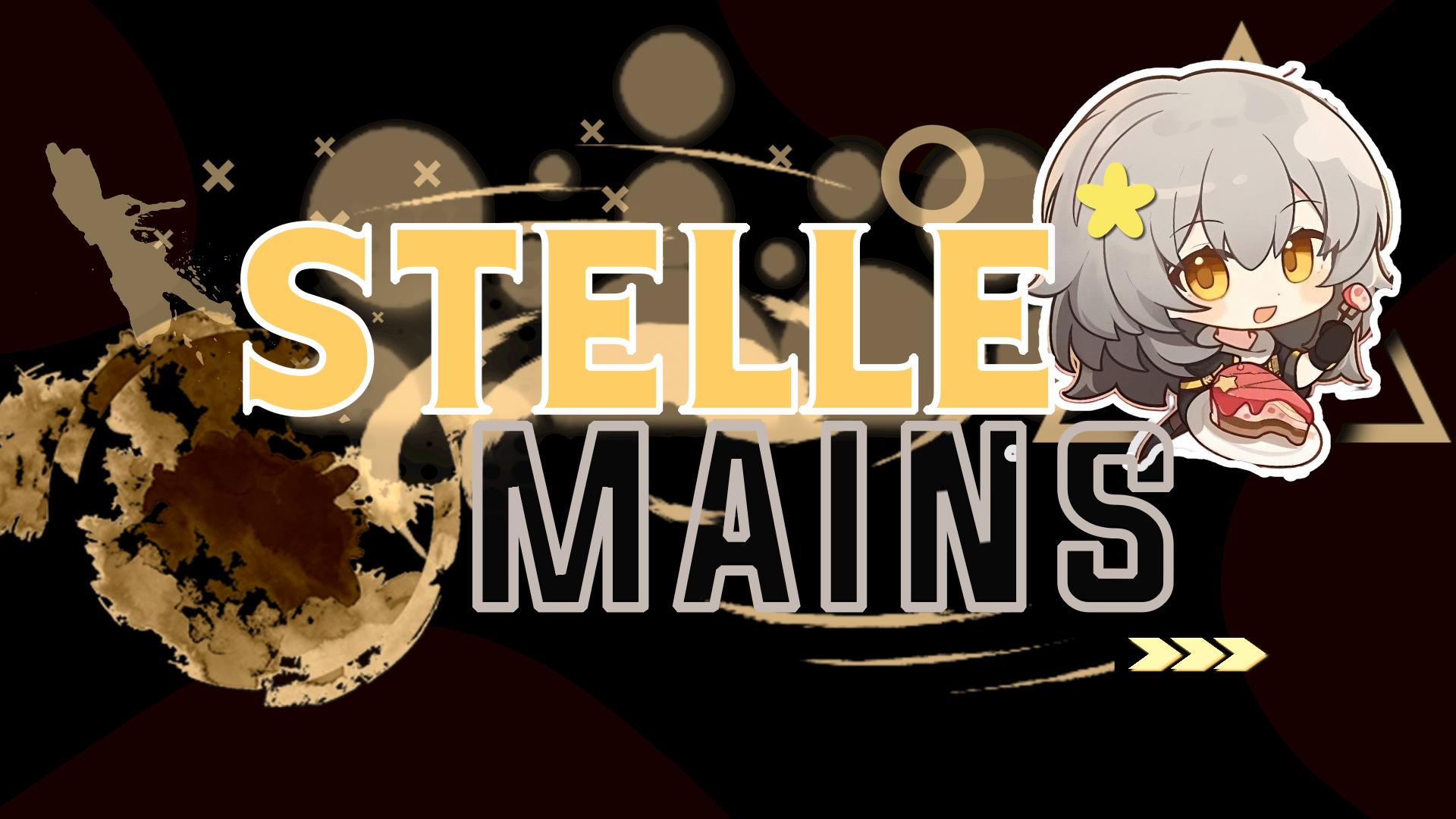 Discovery splash banner for Stelle Mains ⟡ Honkai: Star Rail Discord server