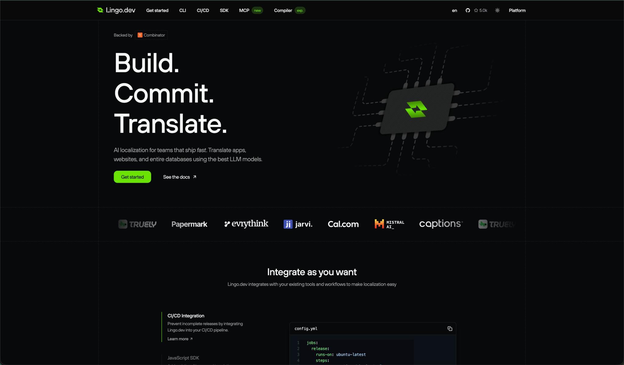 Discovery splash banner for Lingo.dev Discord server