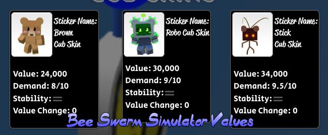 Discovery splash banner for Bee Swarm Simulator Values Discord server