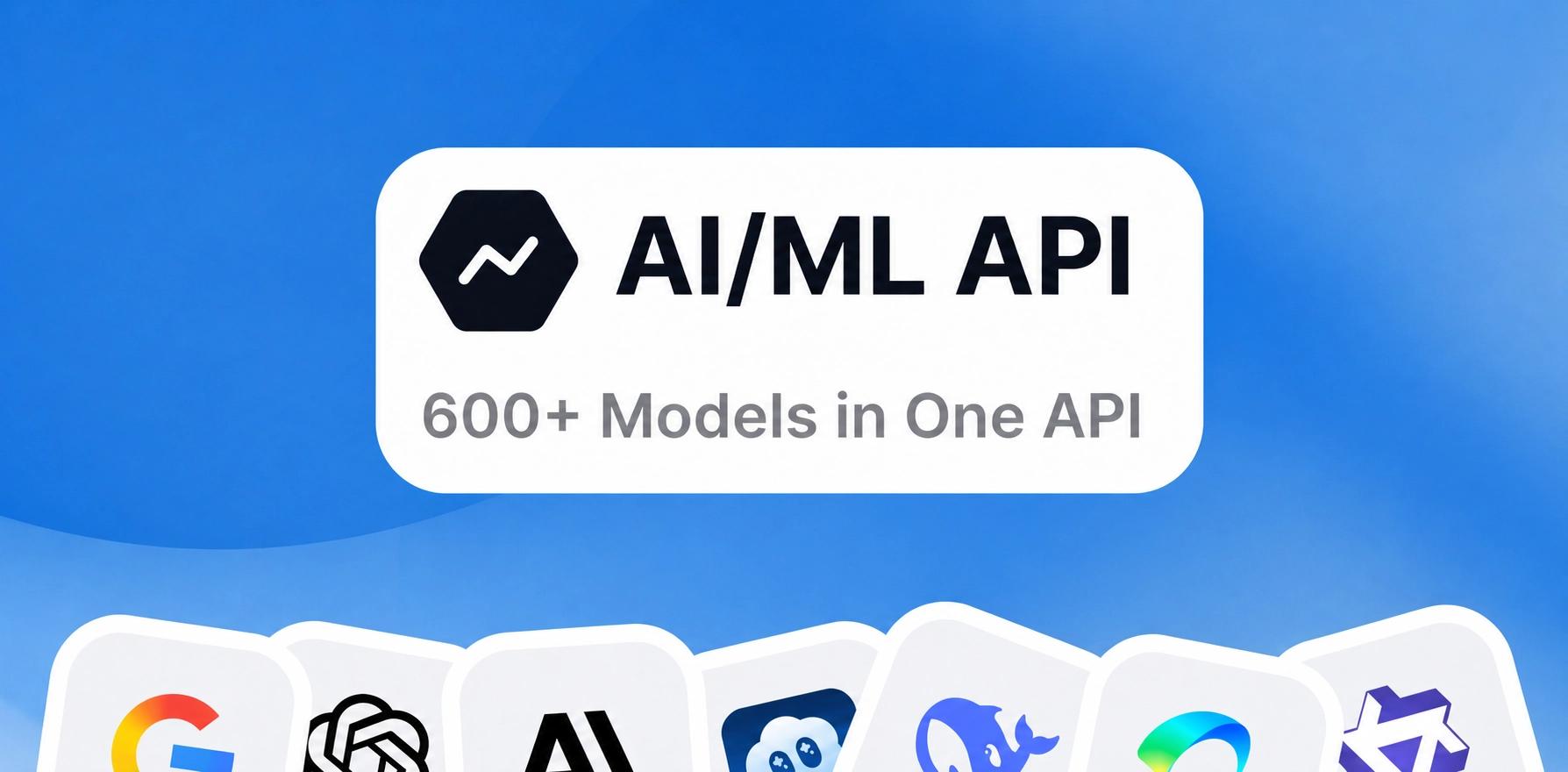 Discovery splash banner for AI/ML API Discord server
