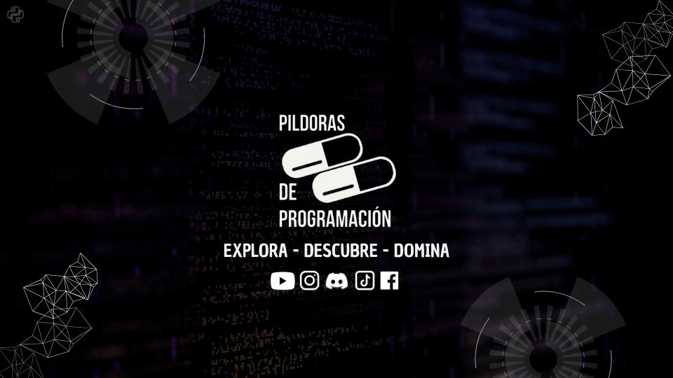 Discovery splash banner for Pildoras de programacion Discord server