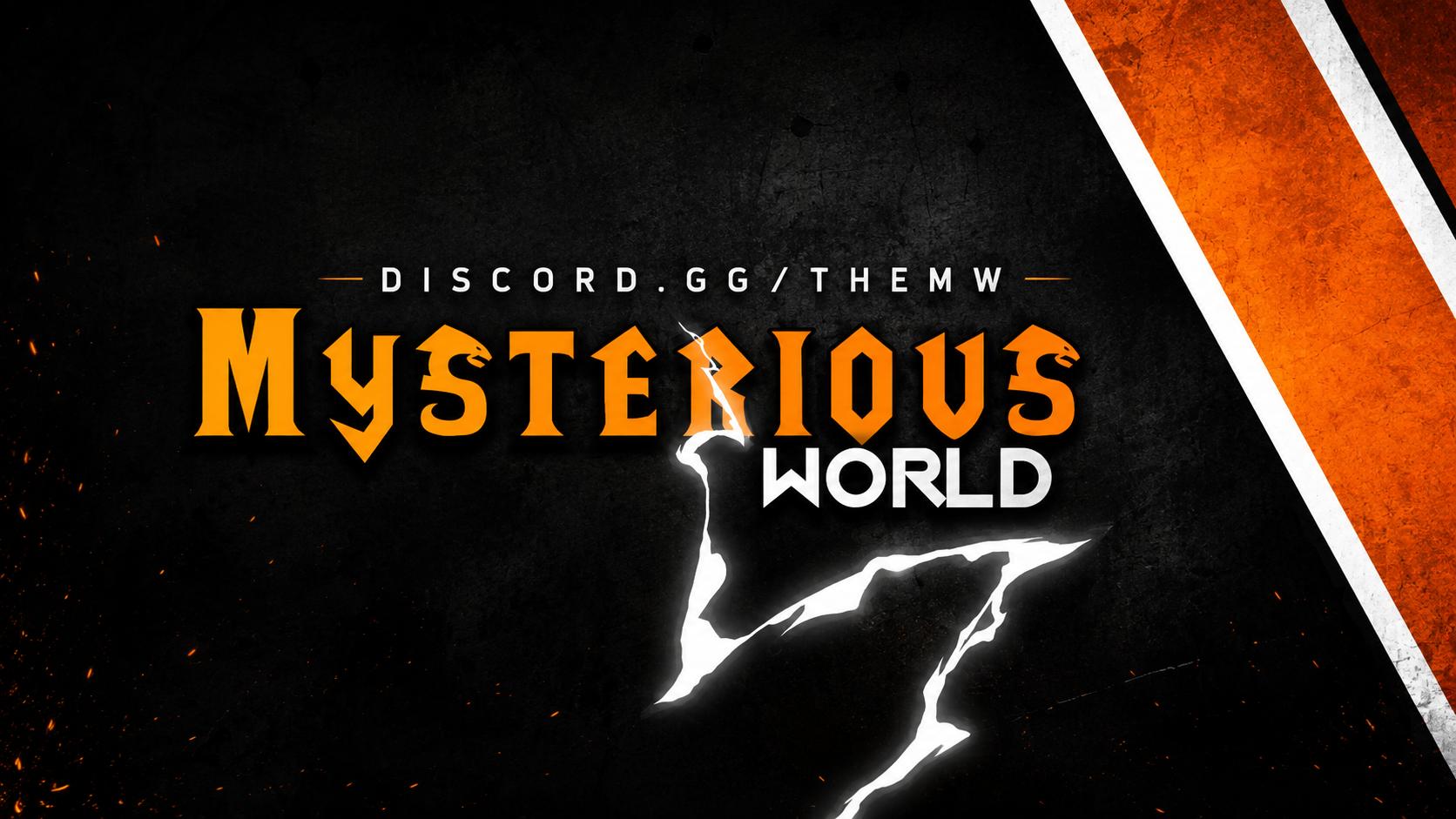 Discovery splash banner for MYSTERIOUS WORLD™ • ᴳᴬᴺᴳ Discord server