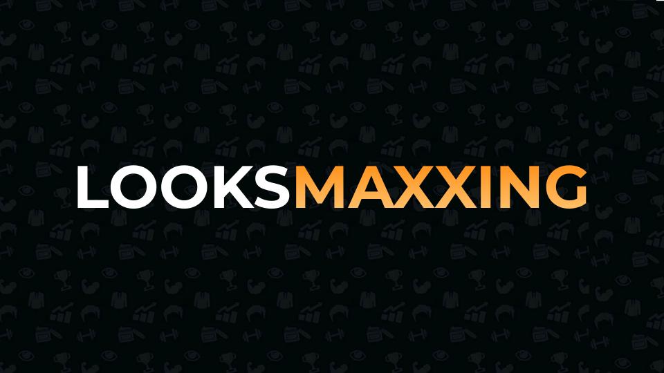 Discovery splash banner for Looksmaxxing.com Discord server