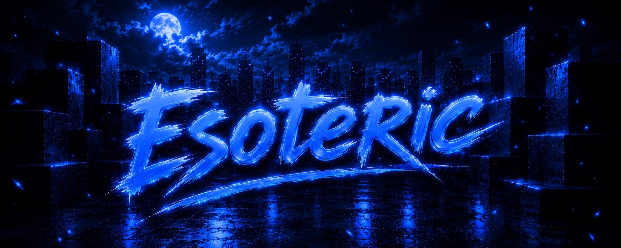 Discovery splash banner for Esoteric's Community Discord server