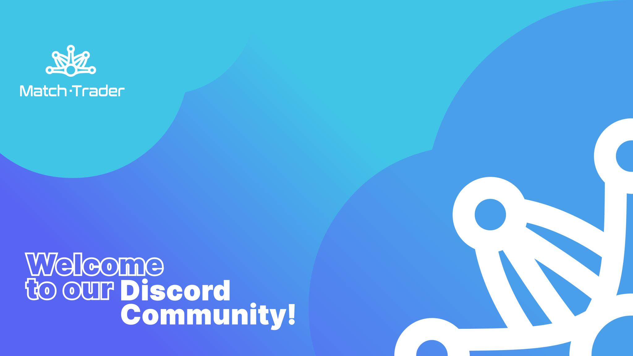 Discovery splash banner for Match-Trader Discord server