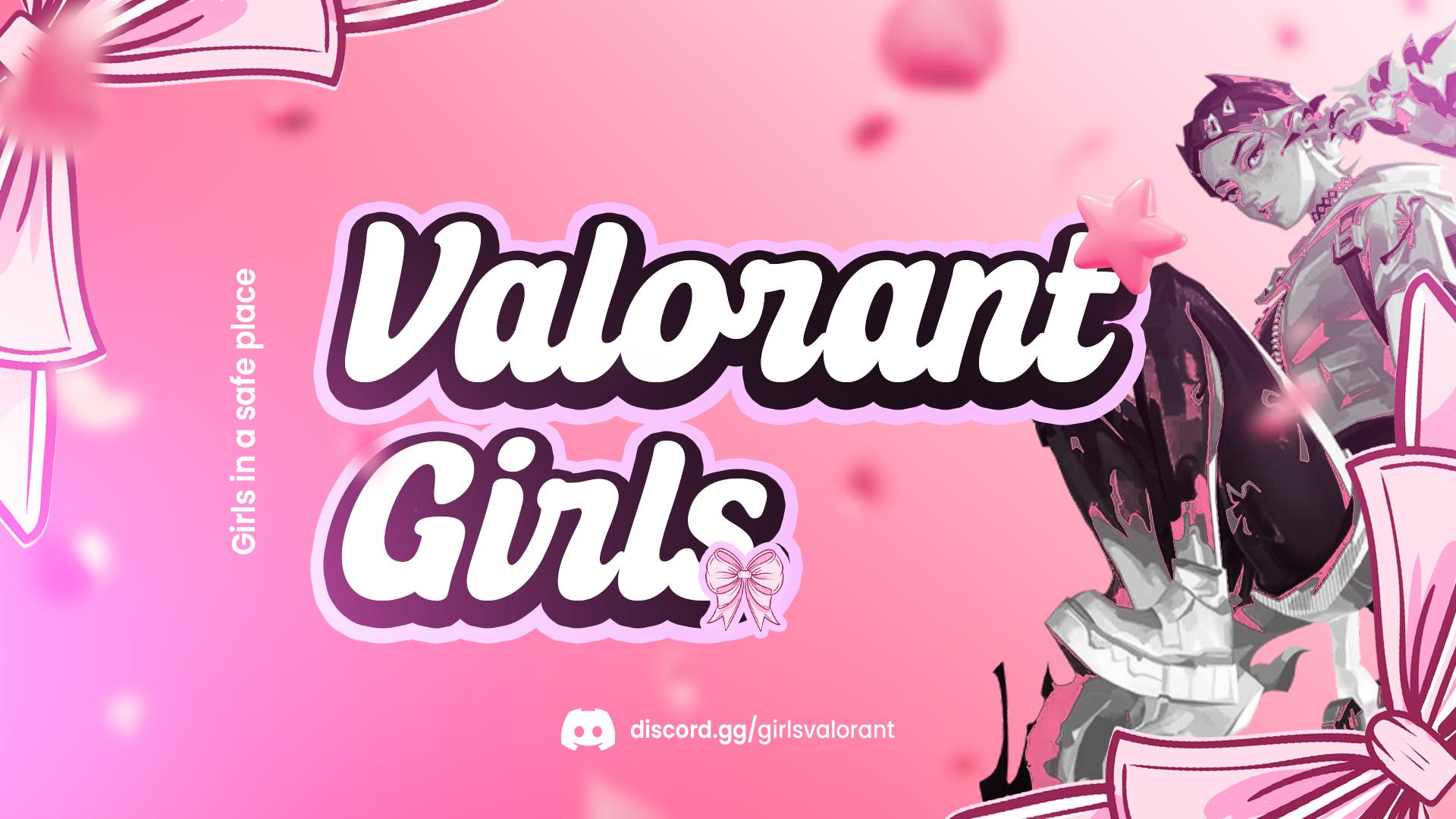 Discovery splash banner for Valorant Girls 𝜗ৎ Discord server