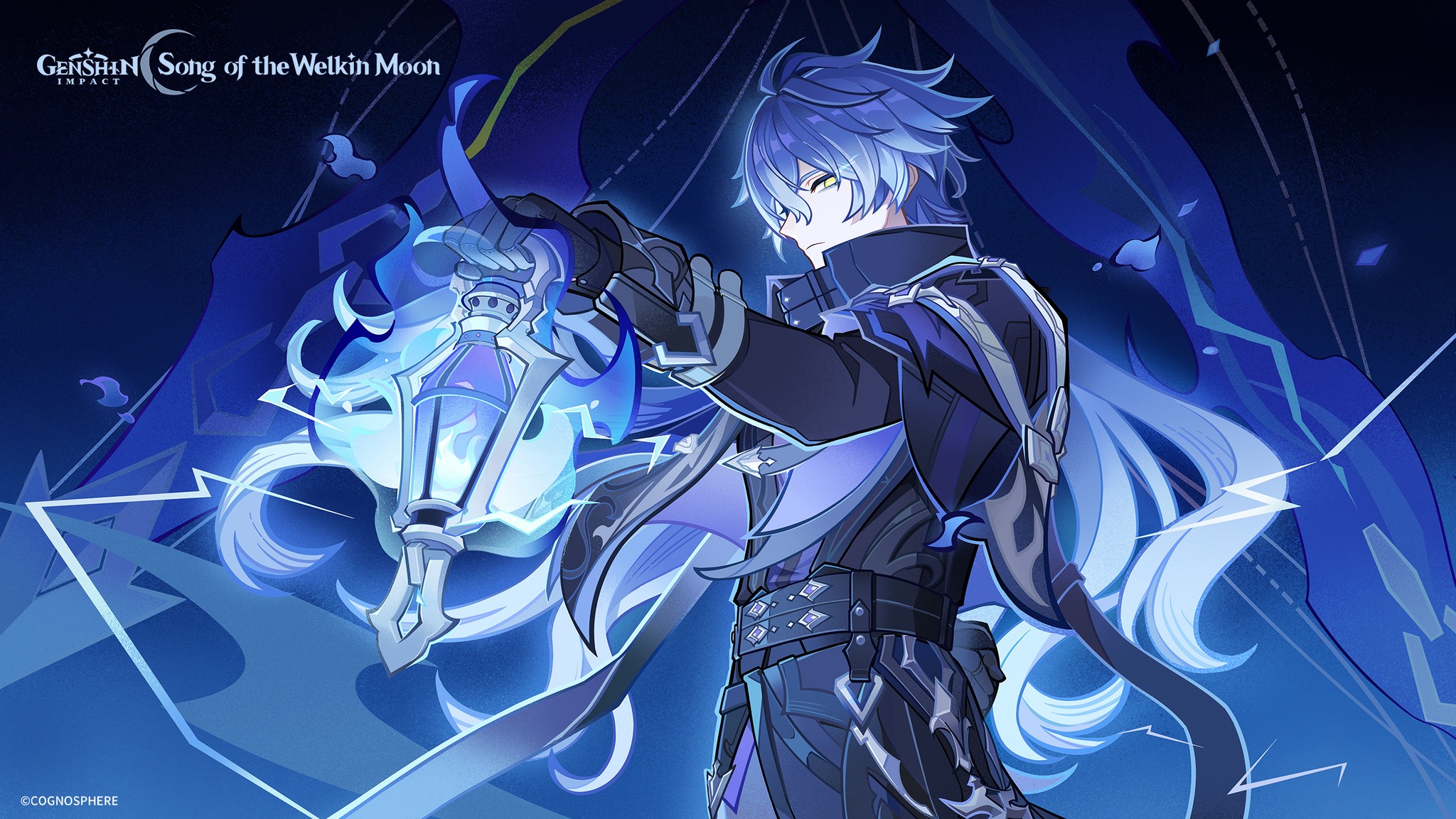 Discovery splash banner for flins 🕯 cute tags ♡ social . giveaways . guild . genshin impact Discord server