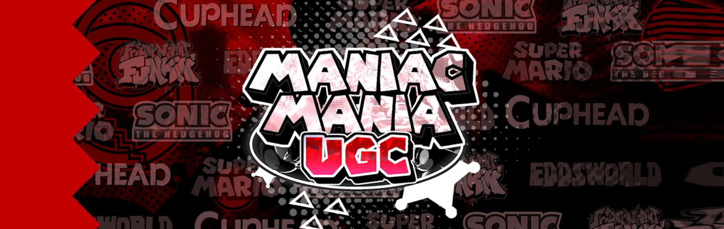 Discovery splash banner for Maniac Mania UGC【𝐒𝐄𝐀𝐒𝐎𝐍 𝟓】 Discord server