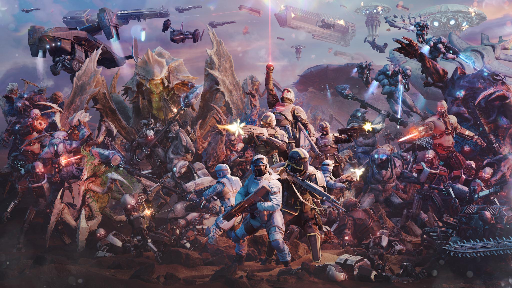 Discovery splash banner for CUSTOM GALACTIC WAR Discord server