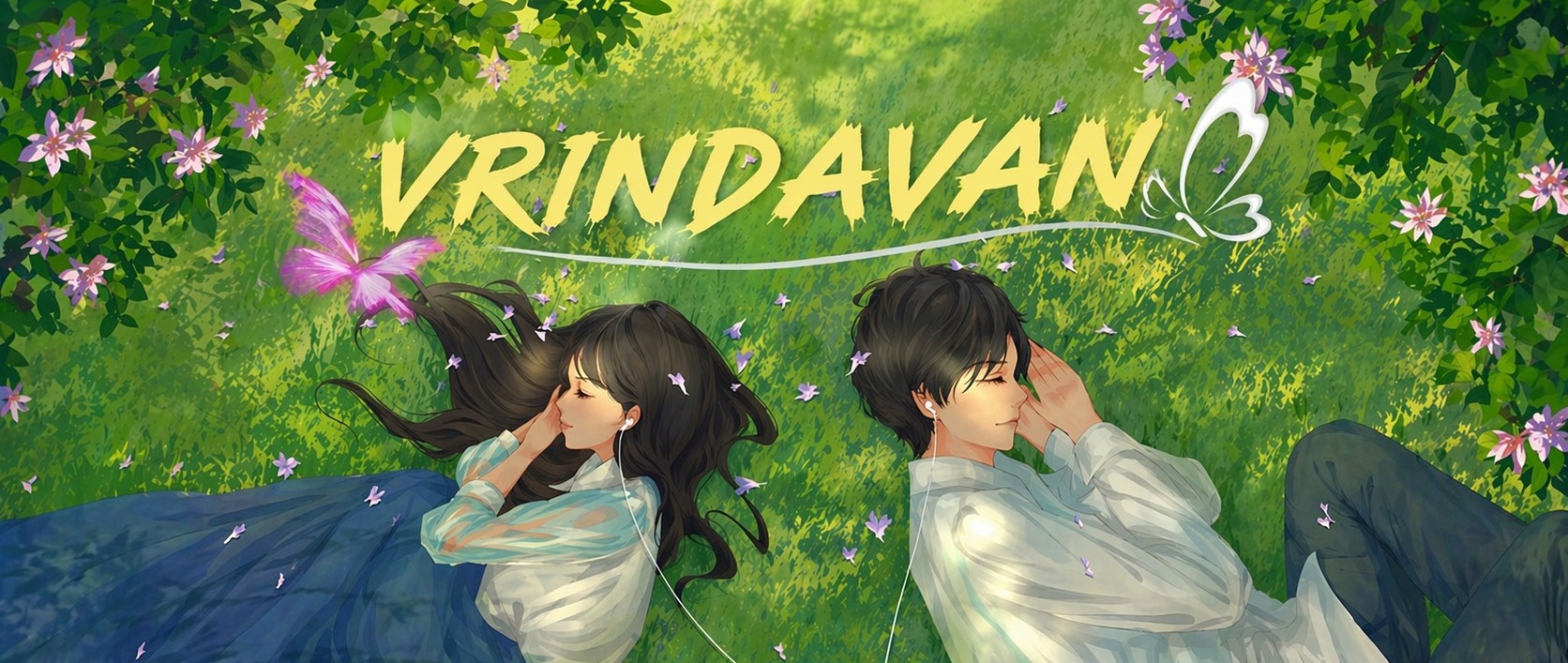 Discovery splash banner for Vrindavan | 💗👀 Discord server
