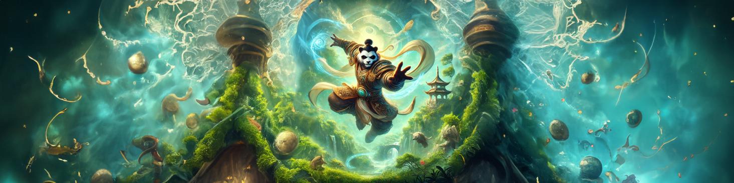 Discovery splash banner for Monk Classic Discord server
