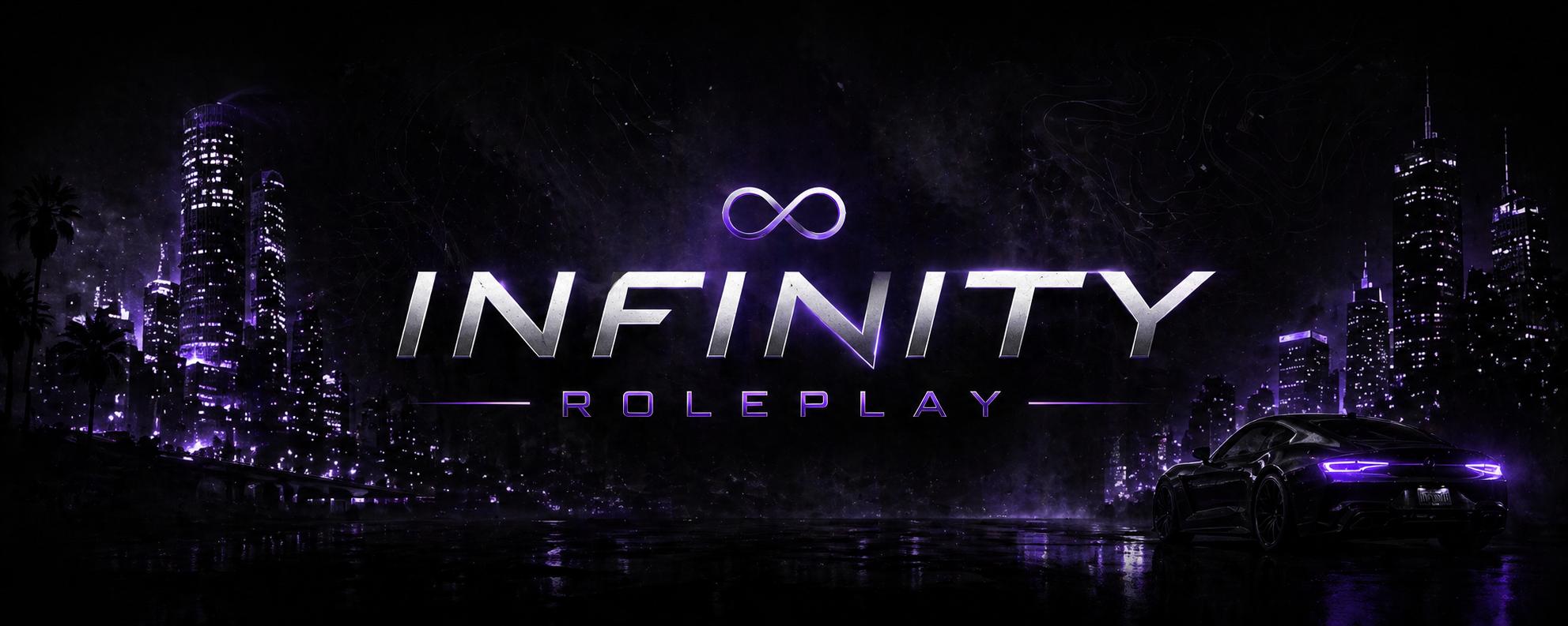 Discovery splash banner for Infinity Roleplay Discord server