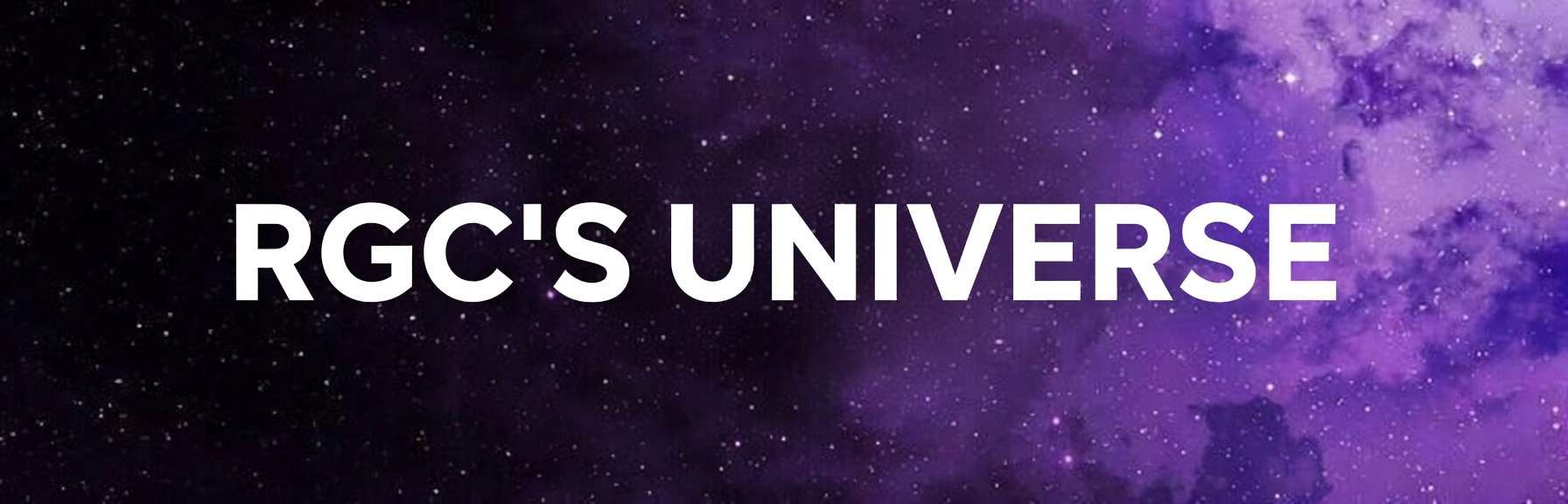 Discovery splash banner for Rgc's universe Discord server