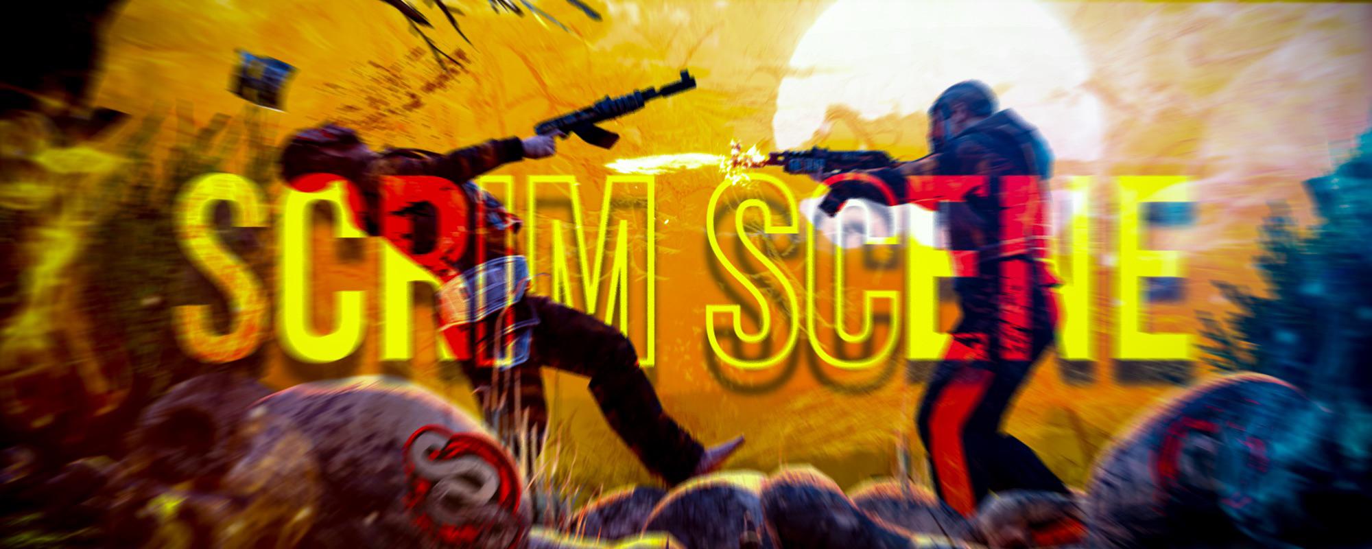 Discovery splash banner for ScrimScene Discord server