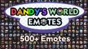 Discovery splash banner for Dandy's World Emotes Discord server