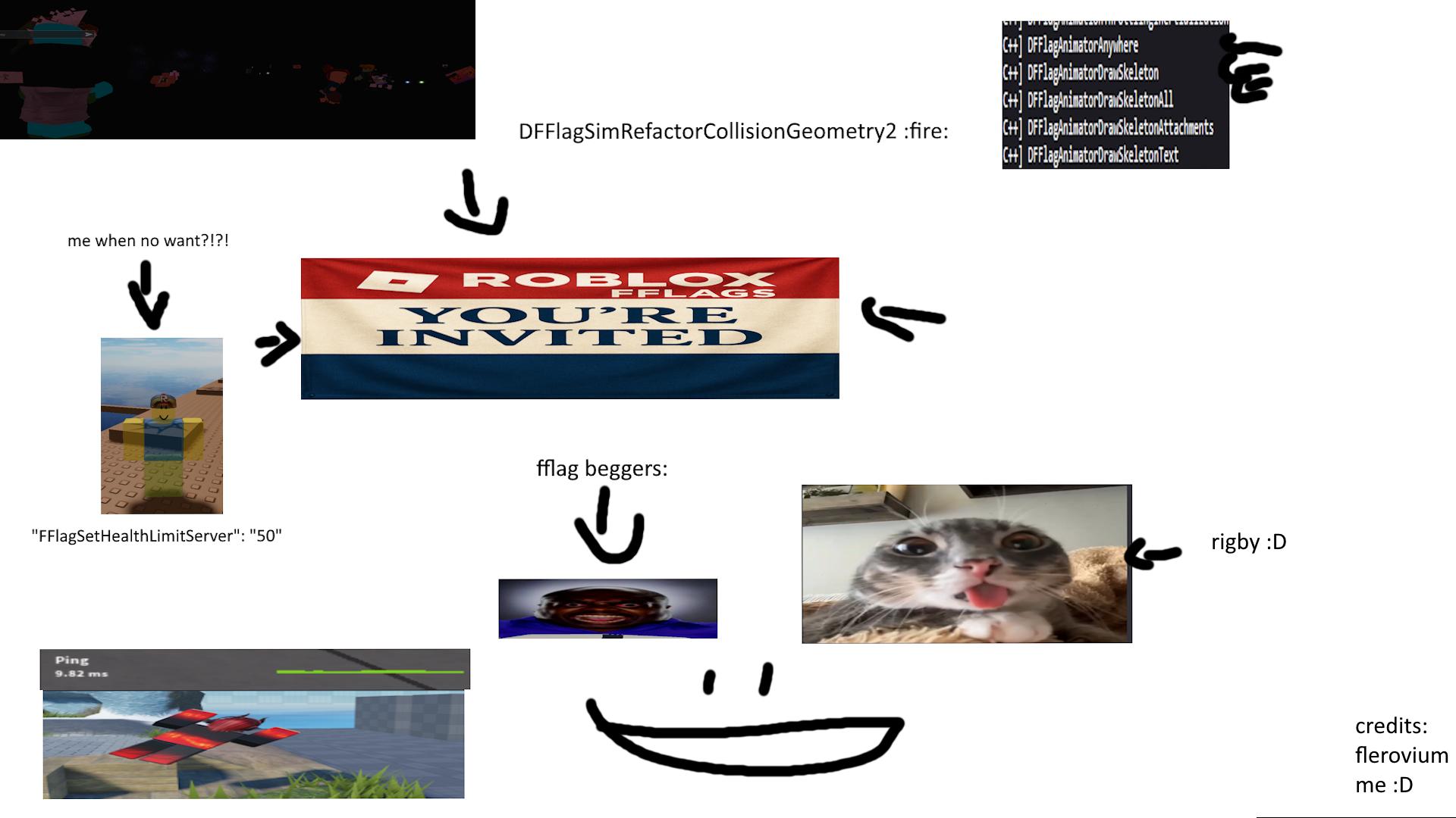 Discovery splash banner for Roblox Fast flags Discord server