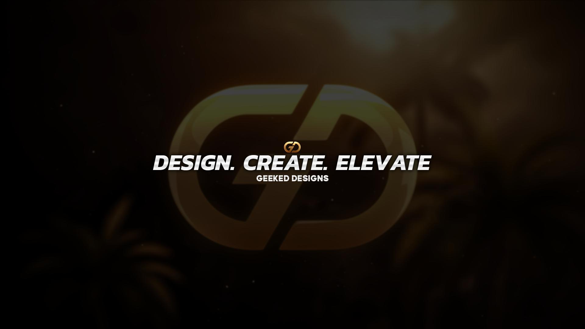 Discovery splash banner for Geeked Designs™ Discord server