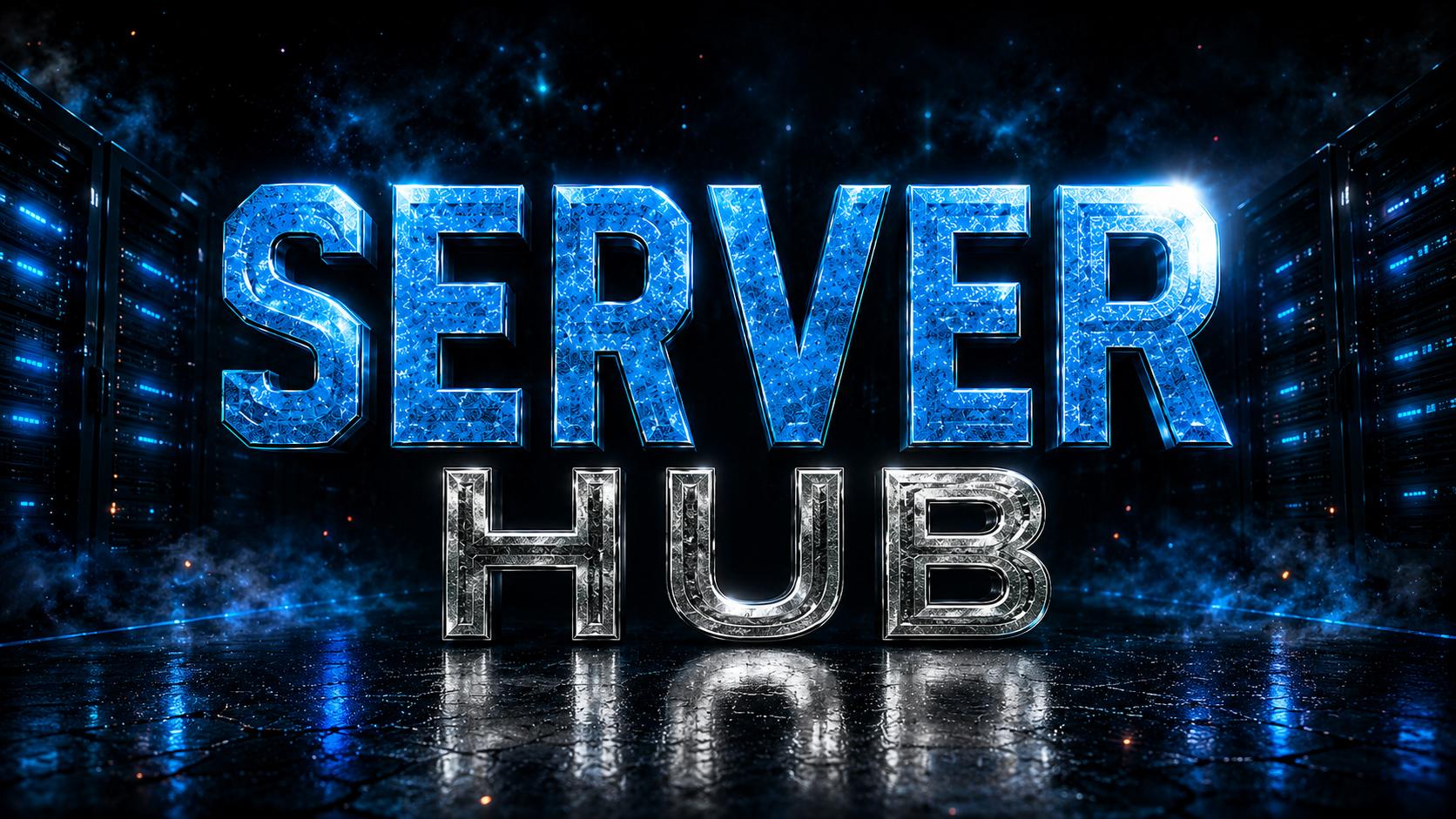 Discovery splash banner for Server Hub #3.5K Discord server