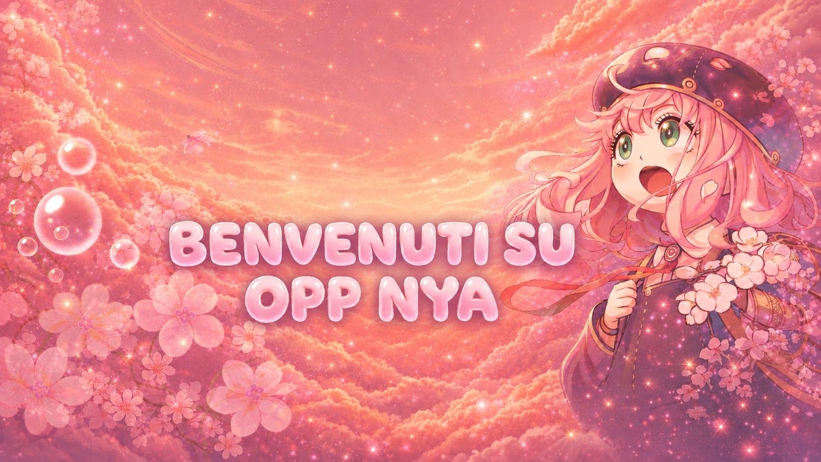 Discovery splash banner for ❦ꨄ Opp Nya ꨄ❦ .ᐟ Community • Gaming • Anime/Manga .ᐟ Discord server