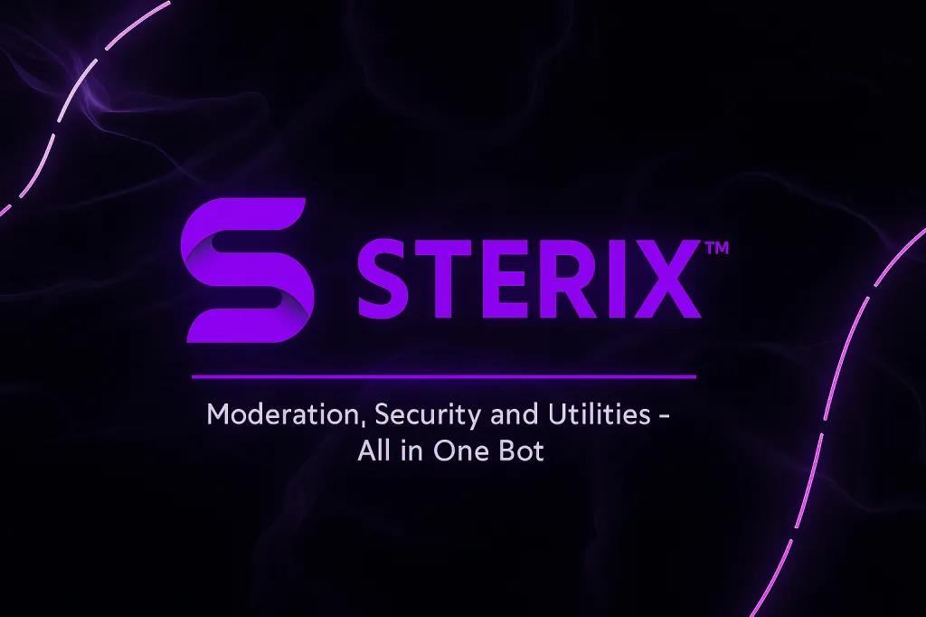 Discovery splash banner for Sterix™ Support Discord server