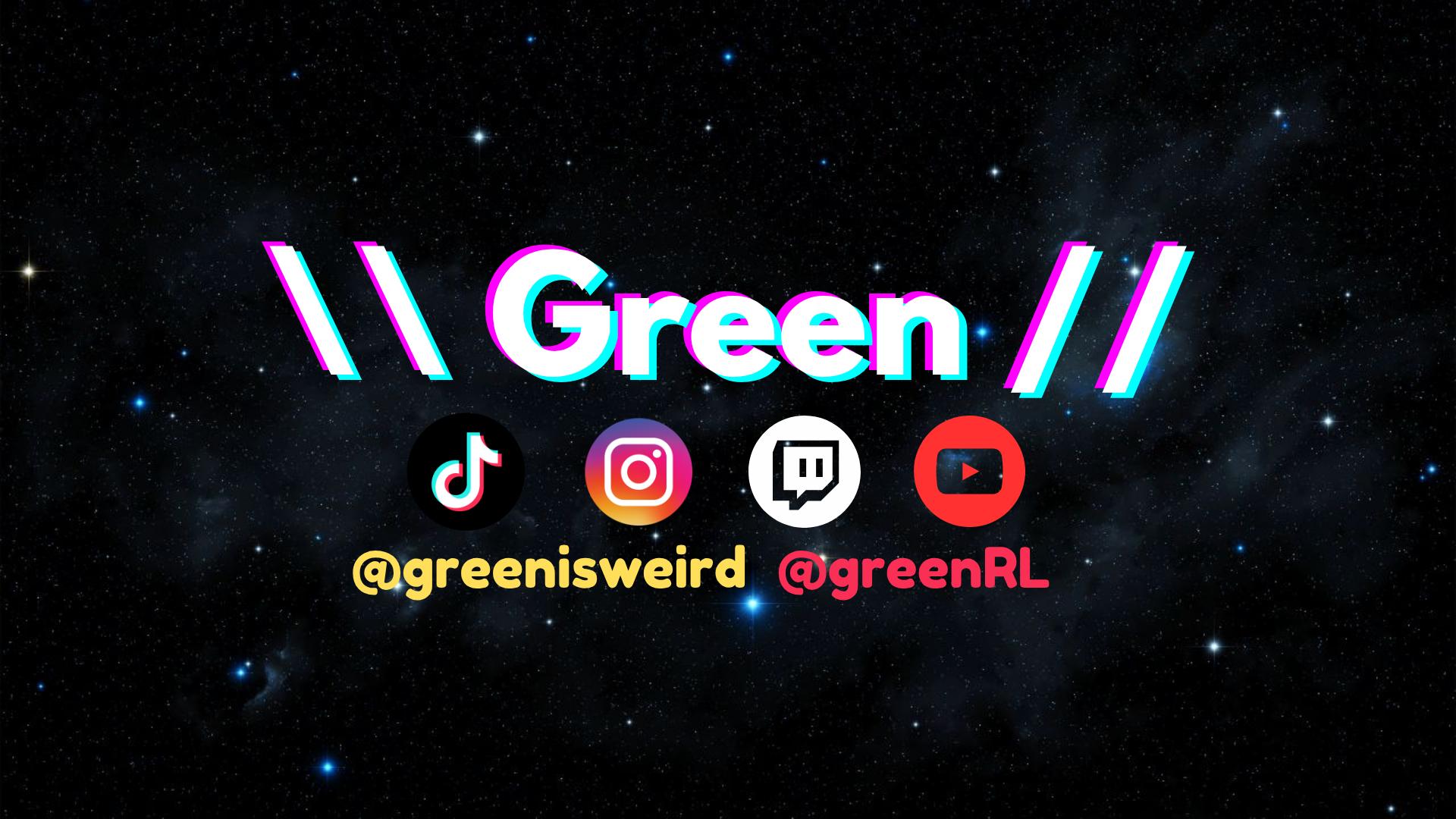 Discovery splash banner for Green's Hideout Discord server
