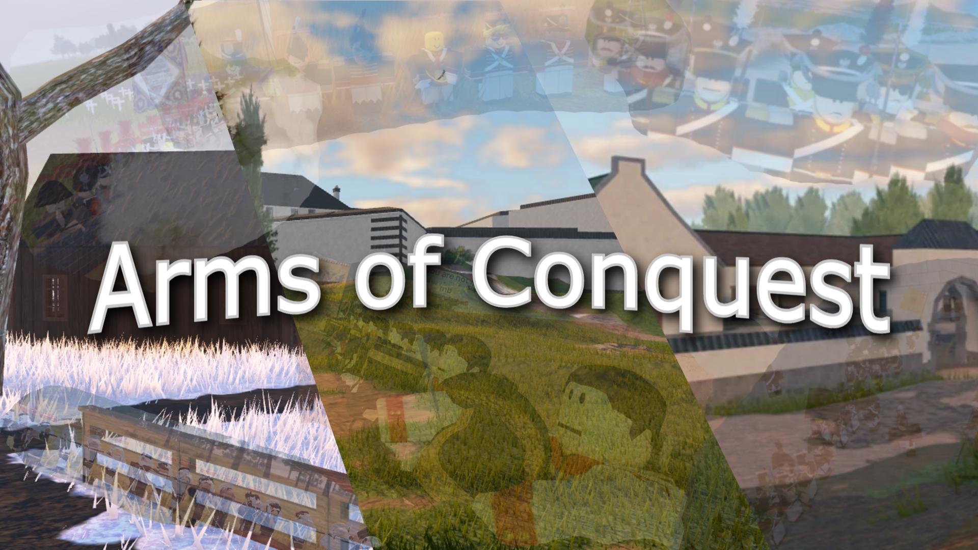 Discovery splash banner for Arms of Conquest Discord server