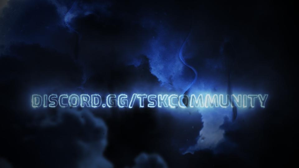 Discovery splash banner for Tsk Community Discord server
