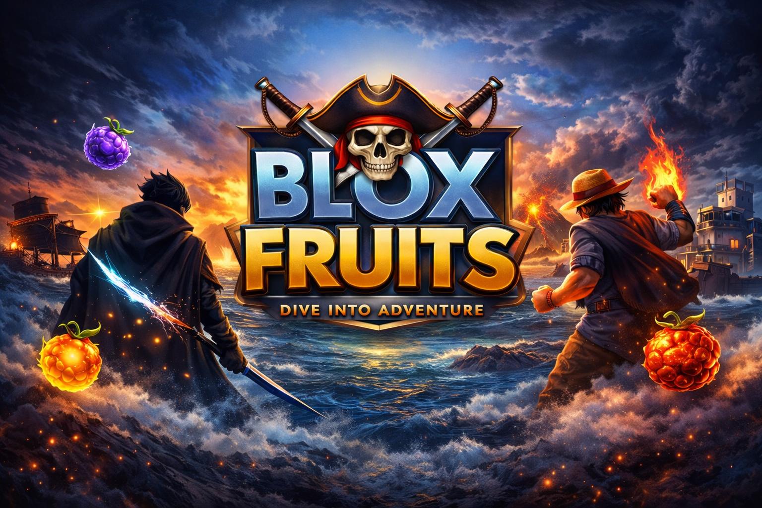 Discovery splash banner for ULTIMATE BLOX FRUITS HUB ⚔ Discord server