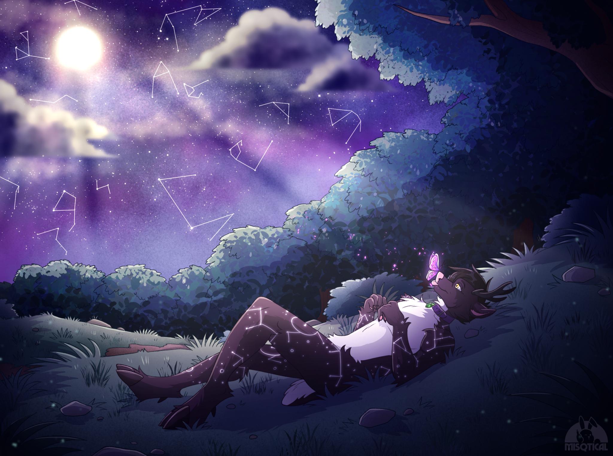 Discovery splash banner for The Furry Antlera Discord server