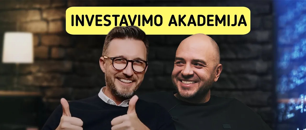 Discovery splash banner for Investavimas.lt Discord server