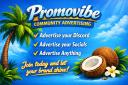 Discovery splash banner for PromoVibe Lounge • Social • Advertising Discord server