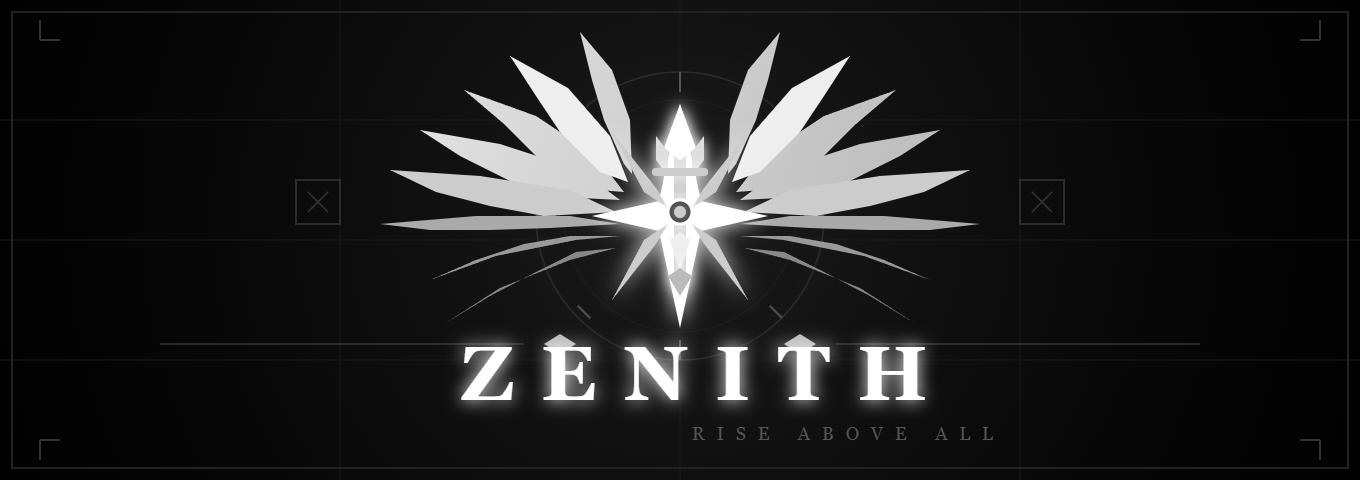 Discovery splash banner for Zenith Community Discord server